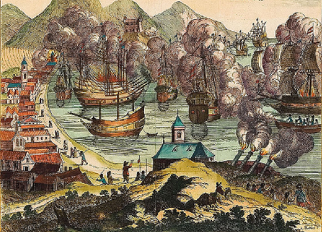 Bataille de Vgen - par Arnold Bloem - 1670